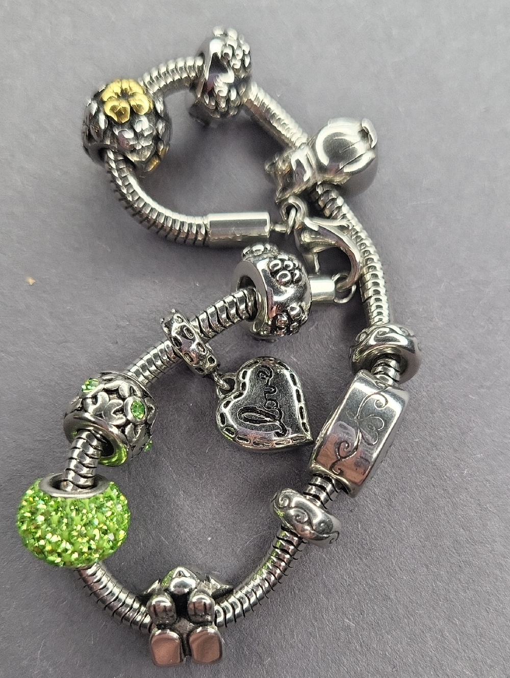 Silver Charm Bracelet